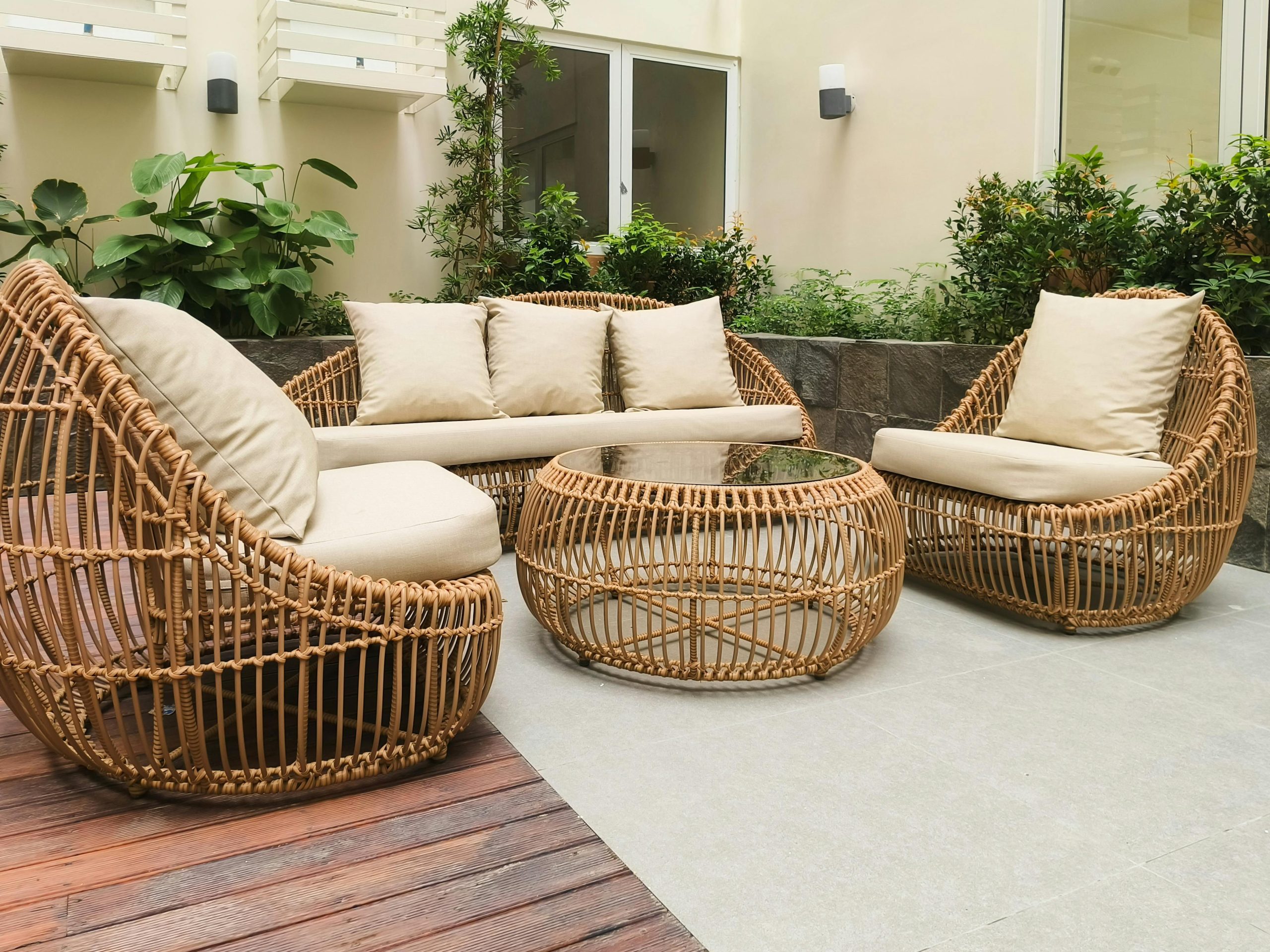 Mobilier de jardin pour terrasse extérieure
